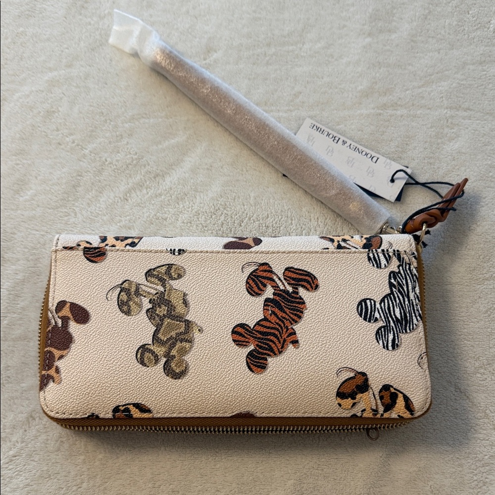 Dooney & Bourke Disney Mickey animal print wallet/ small purse. - Picture 2 of 3